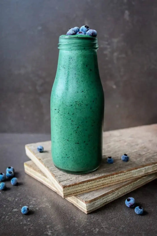 Batido de espirulina verde Glowy