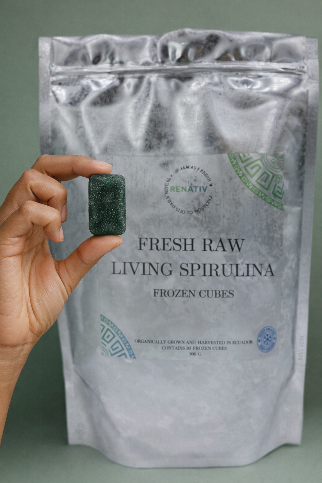 SPIRURAW® —1 porción viva = 1 kg de vegetales y frutas frescas.