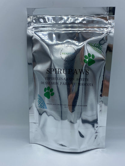 SpiruPaws® — Vitalidad, Pelaje Brillante y Salud Celular para tu Mascota