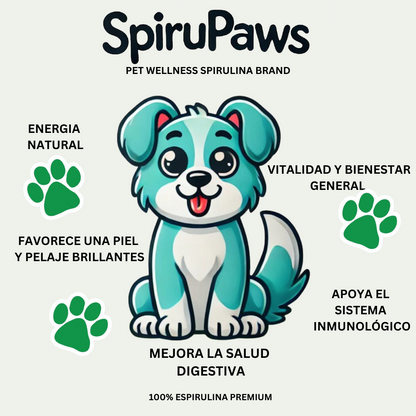 SPIRUPAWS: El Secreto para una Mascota Saludable y Feliz 🐾